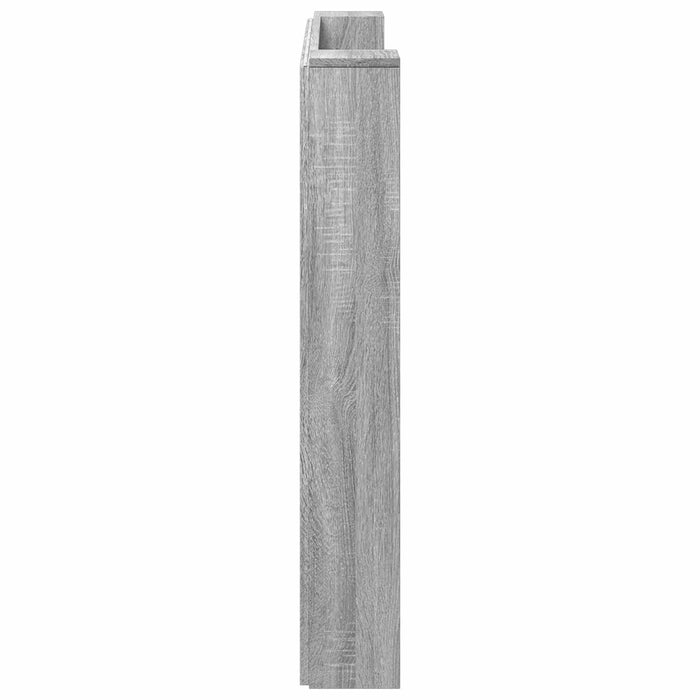 Tăblie cap Gri Sonoma 140 x 16,5 x 103,5 cm Lemn compozit - WALTI WALTI