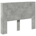 Tăblie cap Gri din beton 140 x 16,5 x 103,5 cm Lemn compozit - WALTI WALTI