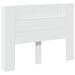 Tăblie cap cu raft Alb 140 x 16,5 x 103,5 cm Lemn compozit - WALTI WALTI