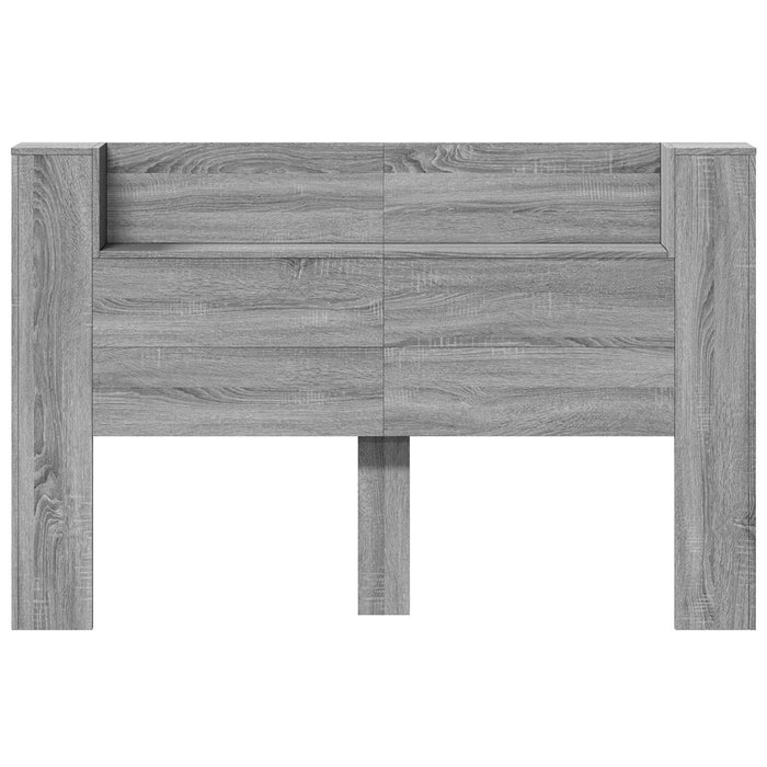 Tăblie cap Gri Sonoma 160 x 16,5 x 103,5 cm Lemn compozit - WALTI WALTI