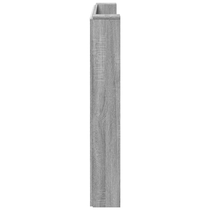 Tăblie cap Gri Sonoma 160 x 16,5 x 103,5 cm Lemn compozit - WALTI WALTI