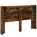 Tăblie cap Stejar fumuriu 160 x 16,5 x 103,5 cm Lemn compozit - WALTI WALTI