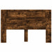 Tăblie cap Stejar fumuriu 160 x 16,5 x 103,5 cm Lemn compozit - WALTI WALTI
