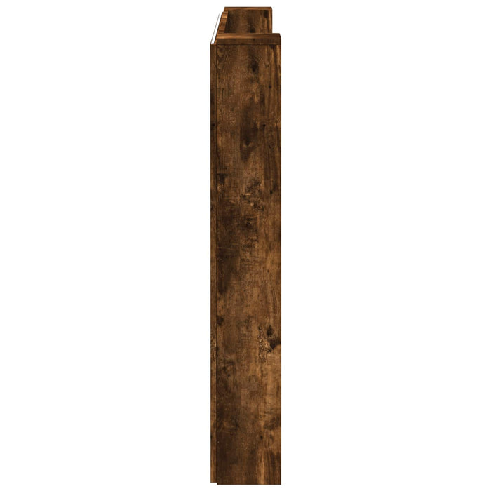 Tăblie cap Stejar fumuriu 160 x 16,5 x 103,5 cm Lemn compozit - WALTI WALTI