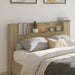 Tăblie cap Stejar Sonoma 160 x 16,5 x 103,5 cm Lemn compozit - WALTI WALTI