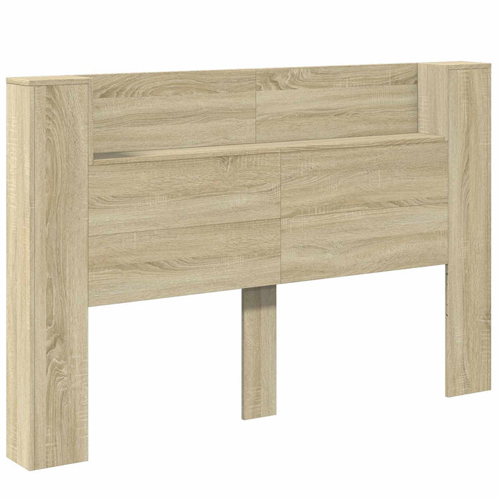 Tăblie cap Stejar Sonoma 160 x 16,5 x 103,5 cm Lemn compozit - WALTI WALTI