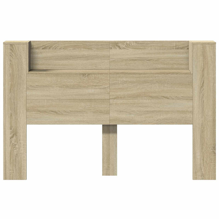 Tăblie cap Stejar Sonoma 160 x 16,5 x 103,5 cm Lemn compozit - WALTI WALTI