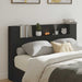 Tăblie cap cu raft Negru 160 x 16,5 x 103,5 cm Lemn compozit - WALTI WALTI