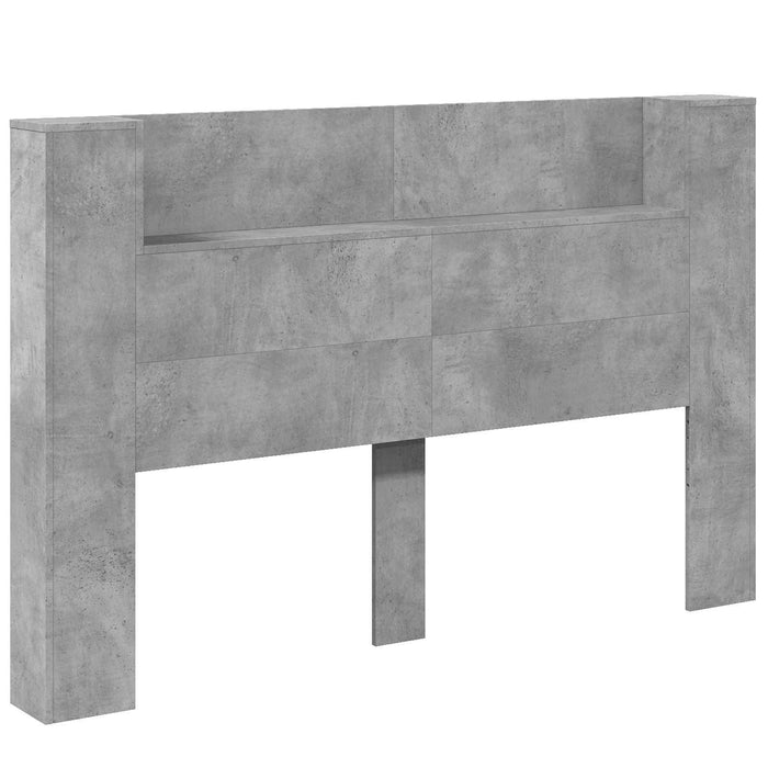 Tăblie cap Gri din beton 160 x 16,5 x 103,5 cm Lemn compozit - WALTI WALTI