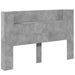 Tăblie cap Gri din beton 160 x 16,5 x 103,5 cm Lemn compozit - WALTI WALTI