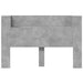 Tăblie cap Gri din beton 160 x 16,5 x 103,5 cm Lemn compozit - WALTI WALTI