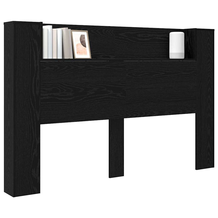 Tăblie cap Stejar Negru 160 x 17 x 104,5 cm Lemn compozit - WALTI WALTI