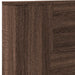 Tăblie cap Stejar închis 160 x 16,5 x 103,5 cm Lemn compozit - WALTI WALTI
