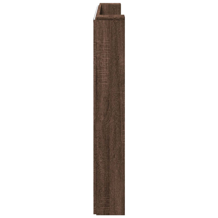 Tăblie cap Stejar închis 160 x 16,5 x 103,5 cm Lemn compozit - WALTI WALTI
