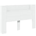 Tăblie cap cu raft Alb 160 x 16,5 x 103,5 cm Lemn compozit - WALTI WALTI