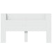 Tăblie cap cu raft Alb 180 x 16,5 x 103,5 cm Lemn compozit - WALTI WALTI