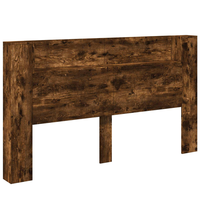 Tăblie cap Stejar fumuriu 180 x 16,5 x 103,5 cm Lemn compozit - WALTI WALTI