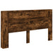 Tăblie cap Stejar fumuriu 180 x 16,5 x 103,5 cm Lemn compozit - WALTI WALTI