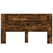 Tăblie cap Stejar fumuriu 180 x 16,5 x 103,5 cm Lemn compozit - WALTI WALTI