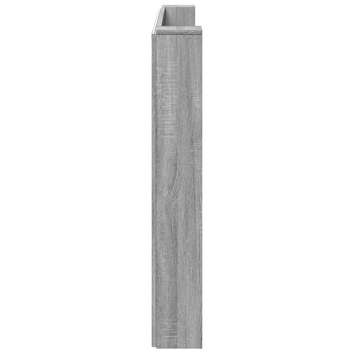 Tăblie cap Gri Sonoma 180 x 16,5 x 103,5 cm Lemn compozit - WALTI WALTI