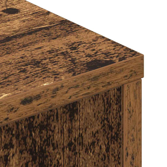 Tăblie cap cu raft Lemn vechi 180 x 17 x 104,5 cm Lemn compozit - WALTI WALTI