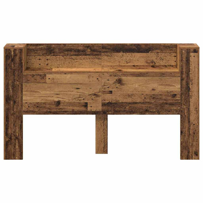 Tăblie cap cu raft Lemn vechi 180 x 17 x 104,5 cm Lemn compozit - WALTI WALTI