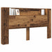 Tăblie cap cu raft Lemn vechi 180 x 17 x 104,5 cm Lemn compozit - WALTI WALTI