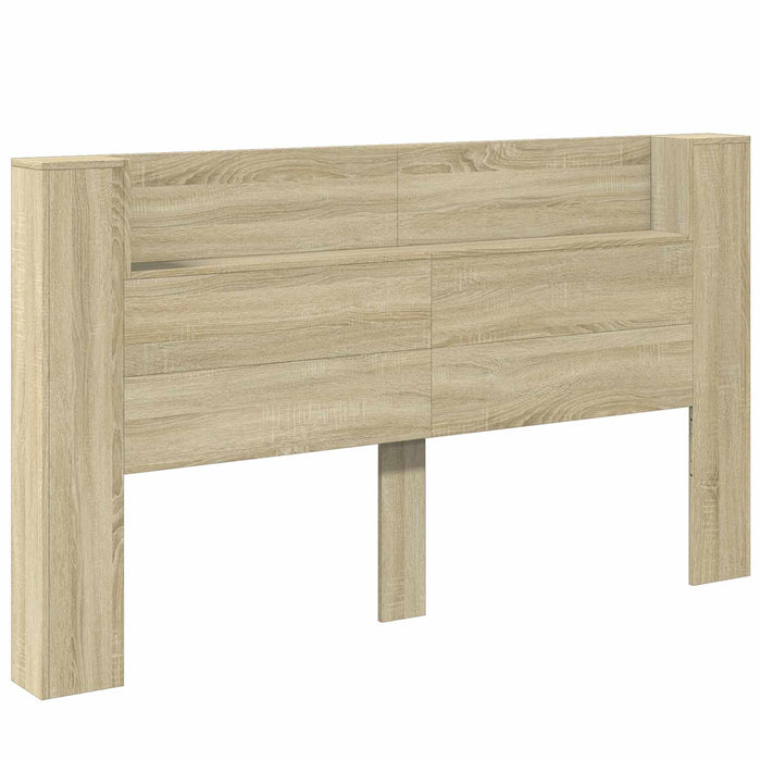 Tăblie cap Stejar Sonoma 180 x 16,5 x 103,5 cm Lemn compozit - WALTI WALTI