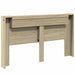 Tăblie cap Stejar Sonoma 180 x 16,5 x 103,5 cm Lemn compozit - WALTI WALTI