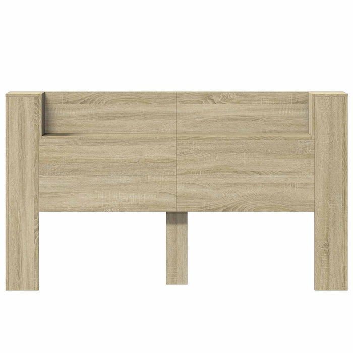 Tăblie cap Stejar Sonoma 180 x 16,5 x 103,5 cm Lemn compozit - WALTI WALTI