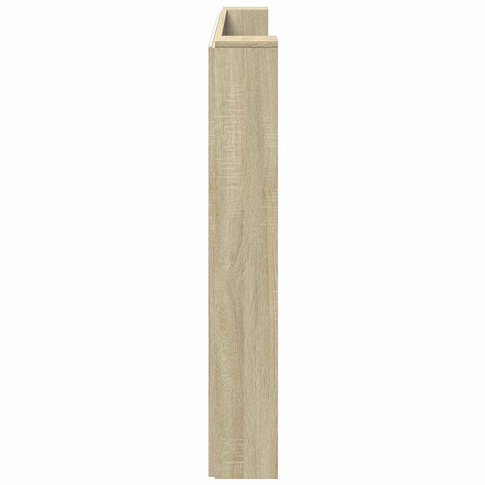 Tăblie cap Stejar Sonoma 180 x 16,5 x 103,5 cm Lemn compozit - WALTI WALTI