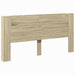 Tăblie cap Stejar Sonoma 200 x 16,5 x 103,5 cm Lemn compozit - WALTI WALTI