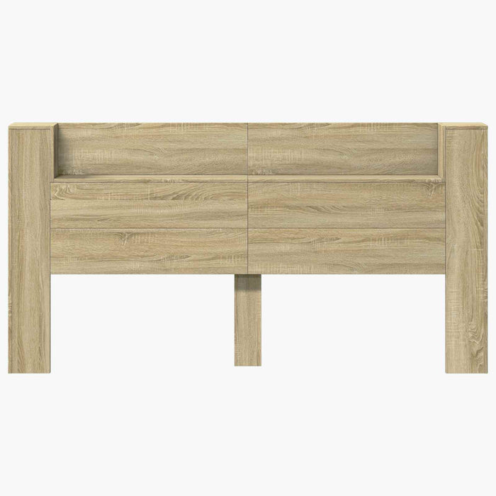 Tăblie cap Stejar Sonoma 200 x 16,5 x 103,5 cm Lemn compozit - WALTI WALTI