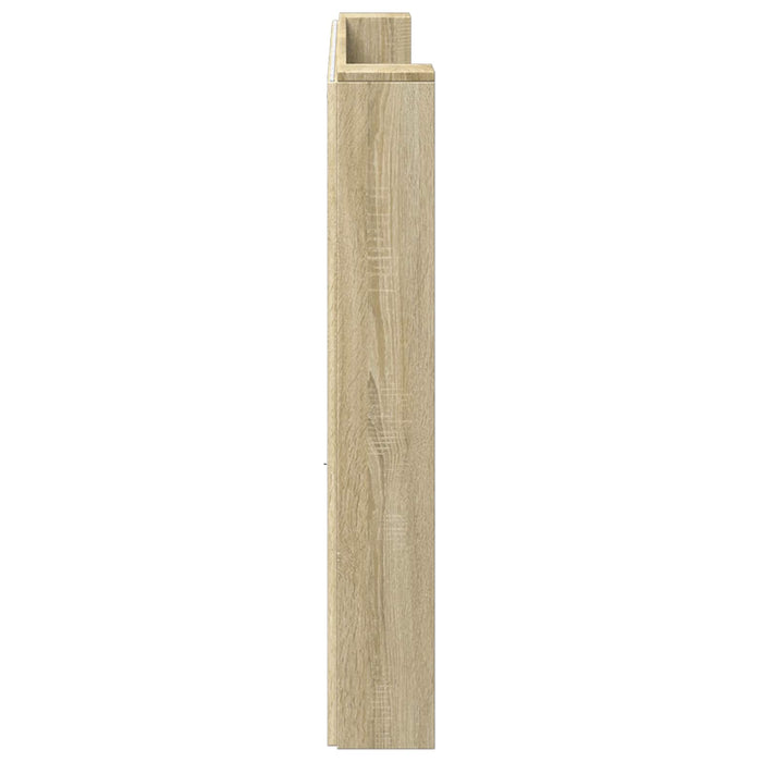 Tăblie cap Stejar Sonoma 200 x 16,5 x 103,5 cm Lemn compozit - WALTI WALTI