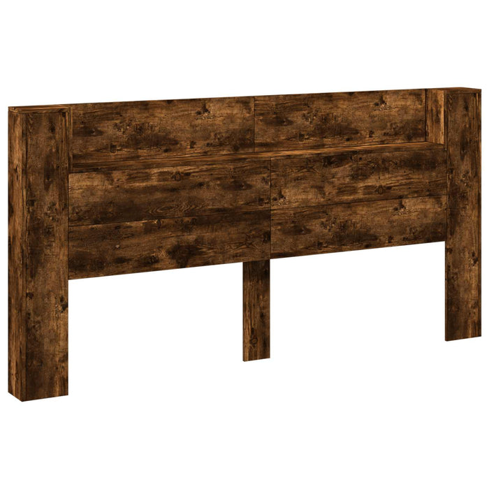 Tăblie cap Stejar fumuriu 200 x 16,5 x 103,5 cm Lemn compozit - WALTI WALTI