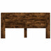 Tăblie cap Stejar fumuriu 200 x 16,5 x 103,5 cm Lemn compozit - WALTI WALTI