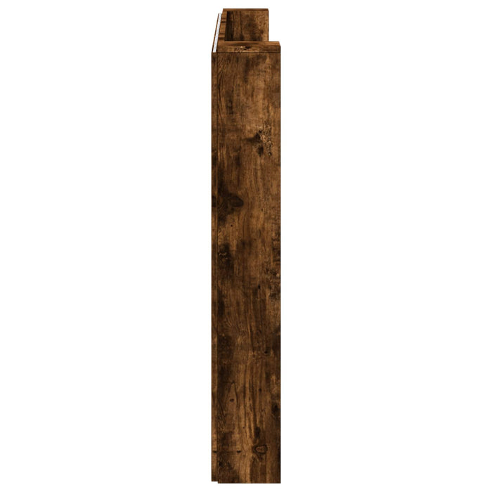 Tăblie cap Stejar fumuriu 200 x 16,5 x 103,5 cm Lemn compozit - WALTI WALTI