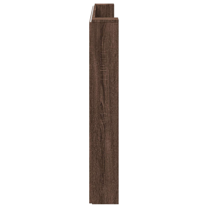 Tăblie cap Stejar închis 200 x 16,5 x 103,5 cm Lemn compozit - WALTI WALTI