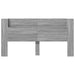 Tăblie cap Gri Sonoma 200 x 16,5 x 103,5 cm Lemn compozit - WALTI WALTI