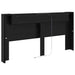 Tăblie cap Stejar Negru 200 x 15 x 103,5 cm Lemn compozit - WALTI WALTI