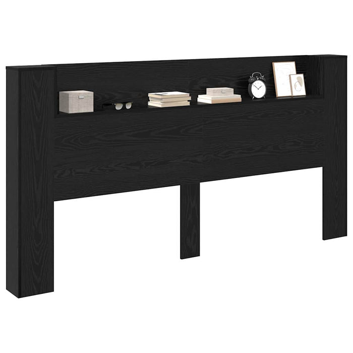 Tăblie cap Stejar Negru 200 x 15 x 103,5 cm Lemn compozit - WALTI WALTI