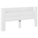 Tăblie cap cu raft Alb 200 x 16,5 x 103,5 cm Lemn compozit - WALTI WALTI