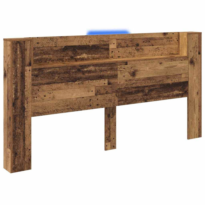 Tăblie cap cu raft Lemn vechi 200 x 15 x 103,5 cm Lemn compozit - WALTI WALTI