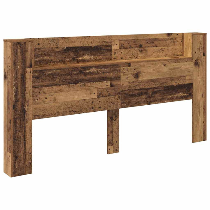 Tăblie cap cu raft Lemn vechi 200 x 15 x 103,5 cm Lemn compozit - WALTI WALTI