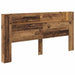 Tăblie cap cu raft Lemn vechi 200 x 15 x 103,5 cm Lemn compozit - WALTI WALTI
