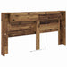 Tăblie cap cu raft Lemn vechi 200 x 15 x 103,5 cm Lemn compozit - WALTI WALTI