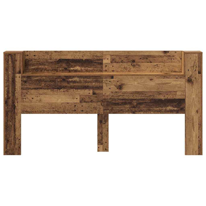 Tăblie cap cu raft Lemn vechi 200 x 15 x 103,5 cm Lemn compozit - WALTI WALTI