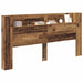 Tăblie cap cu raft Lemn vechi 200 x 15 x 103,5 cm Lemn compozit - WALTI WALTI
