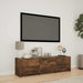 Mobilier TV cu LED cu LED Stejar Afumat 140 x 34 x 40 cm - WALTI WALTI