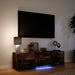 Mobilier TV cu LED cu LED Stejar Afumat 140 x 34 x 40 cm - WALTI WALTI